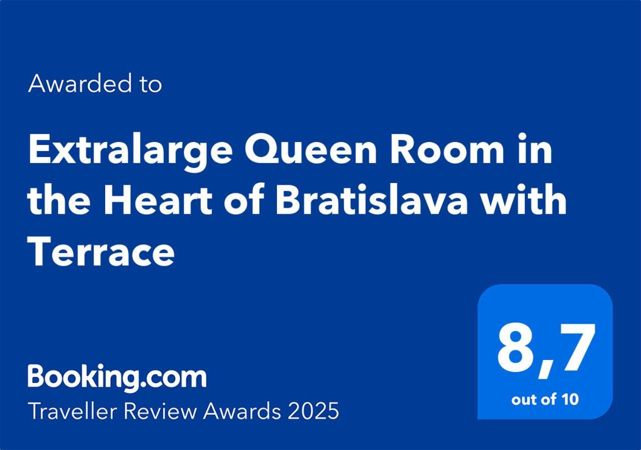 Extralarge Queen Room In The Heart Of Bratislava With Terrace Extérieur photo